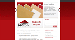 Desktop Screenshot of partner.deokork.cz